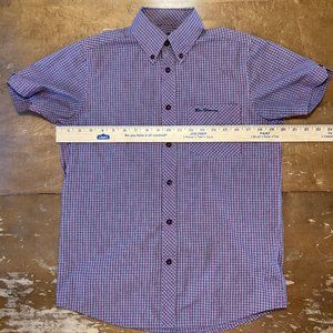 Ben Sherman Short Sleeve Button-down Shirt S Punk Mod